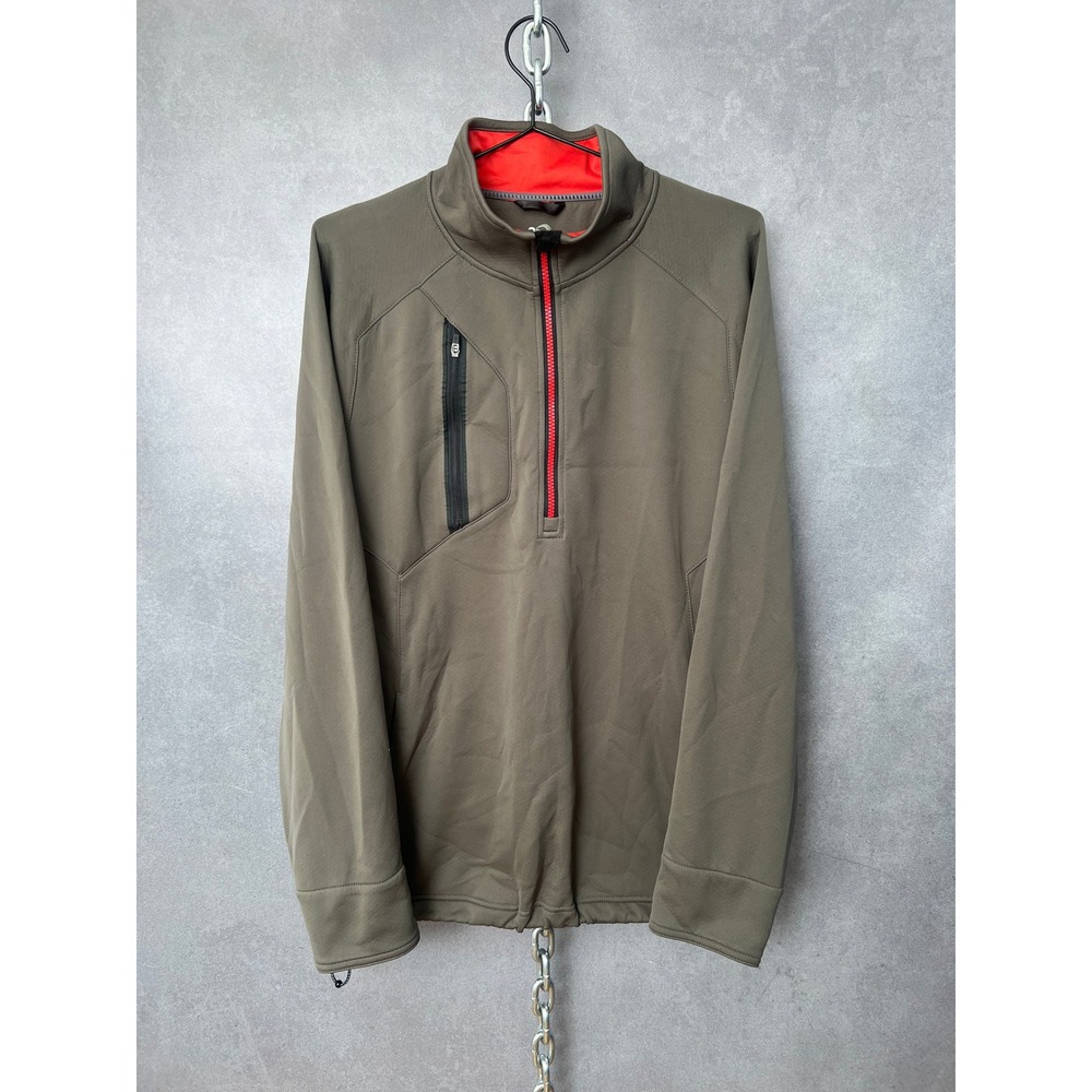 Zero‎ Restriction Pullover Golfing Running 1/4 Zip Athletic Top L